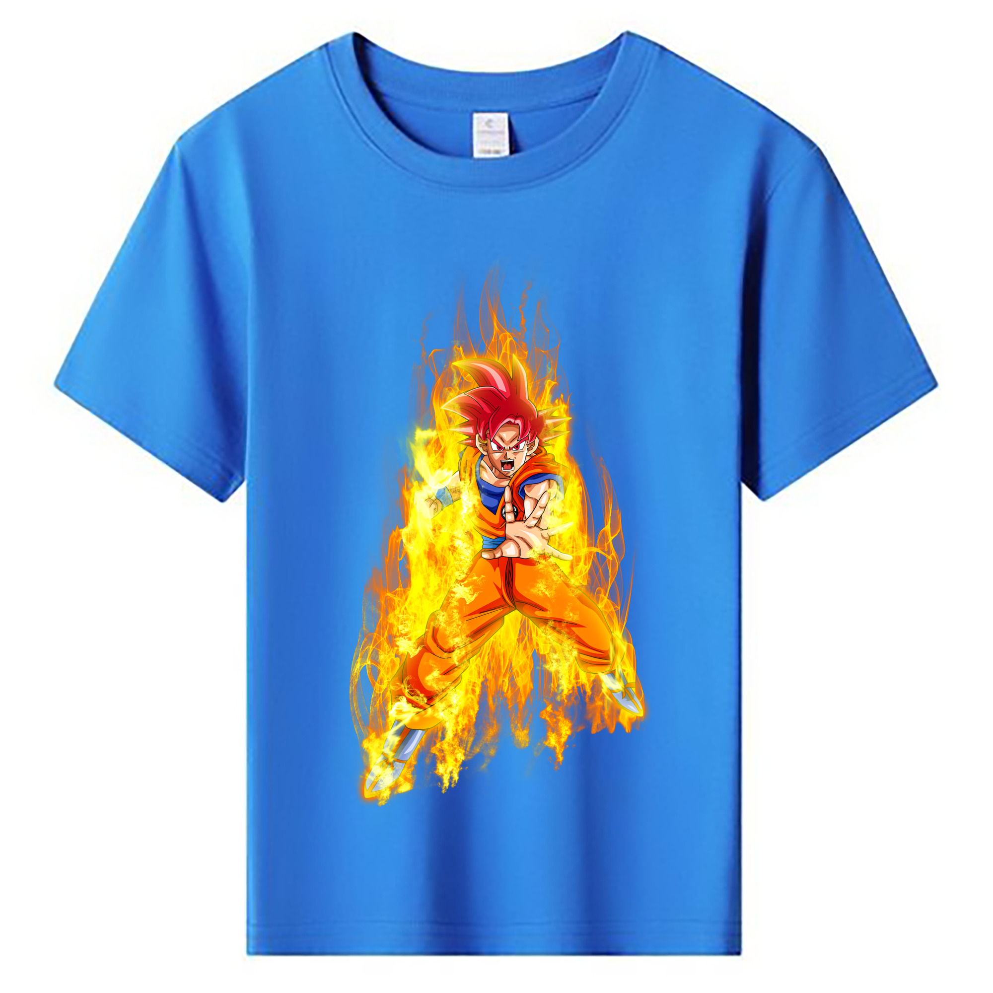（画像用） ドラゴンボール 孫悟空（そん ごくう）Son Goku カカロット DRAGON BALL Kakarotto 綿100％キッズTシャツ（フロントプリント）